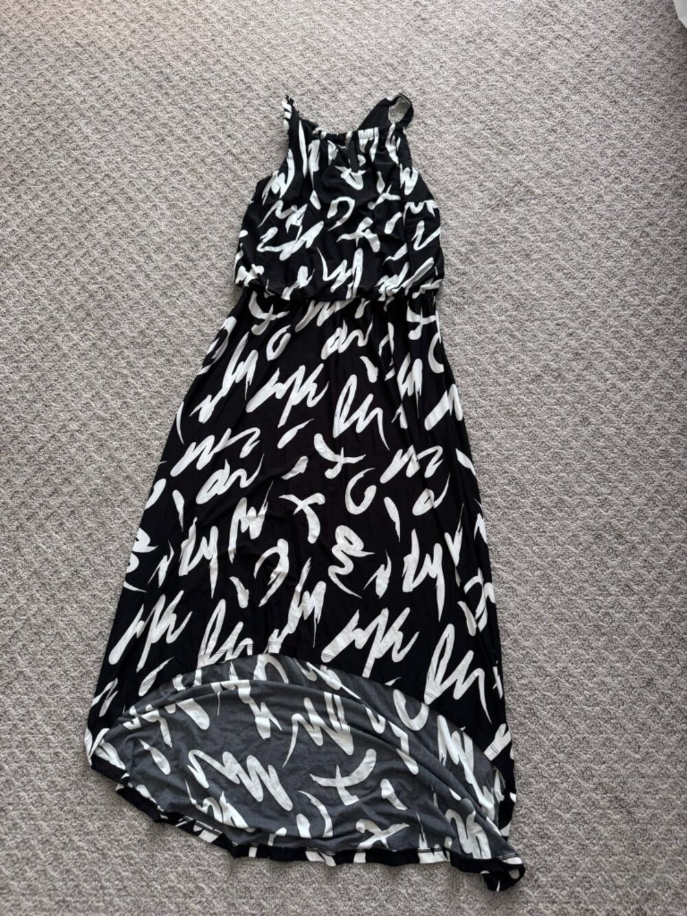 I.N.C. International Concepts sleeveless high low maxi dress